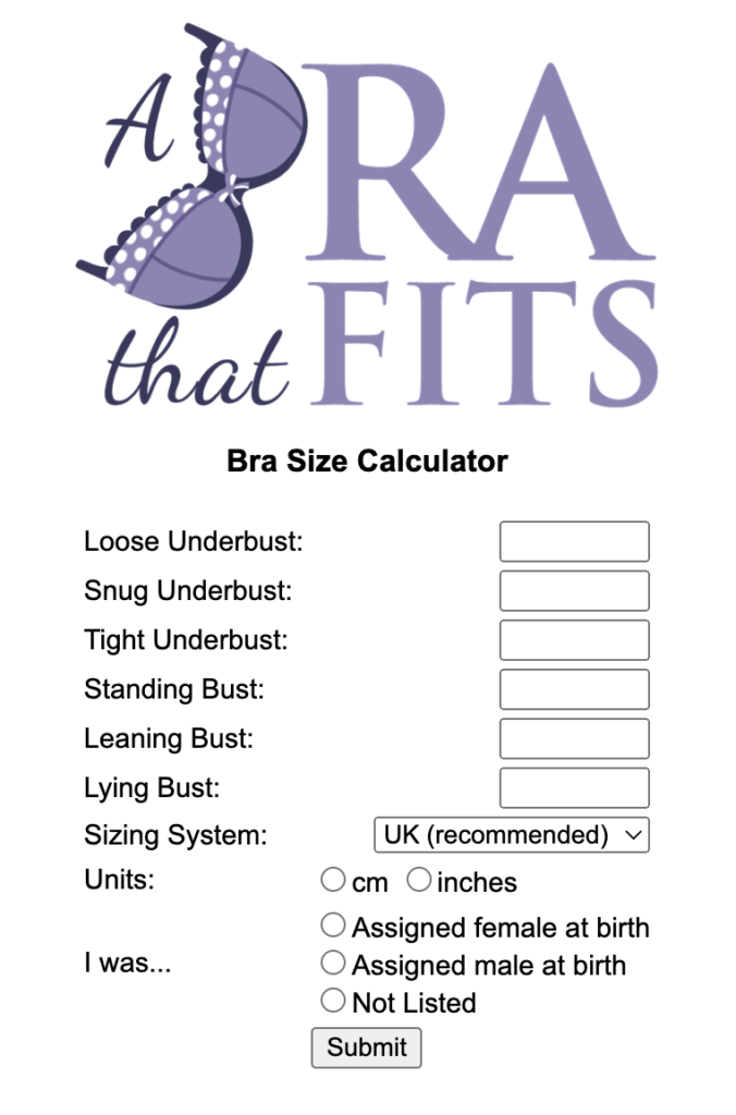 Bra-Size-Calculator